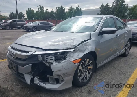 2017 Honda Civic Ex z USA, uszkodzony, nr VIN 2HGFC2F7XHH500211
